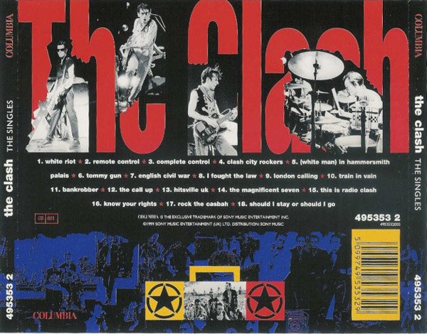 The Clash - The Singles (CD, Comp, RE, RM) - Image 2