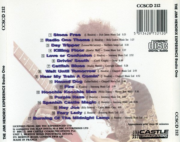 The Jimi Hendrix Experience - Radio One (CD, Comp) - Image 2