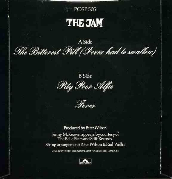 The Jam - The Bitterest Pill (I Ever Had To Swallow) (7", Single, Fre) - Image 2