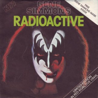 Kiss, Gene Simmons - Radioactive (7", Single, Ltd, Red)