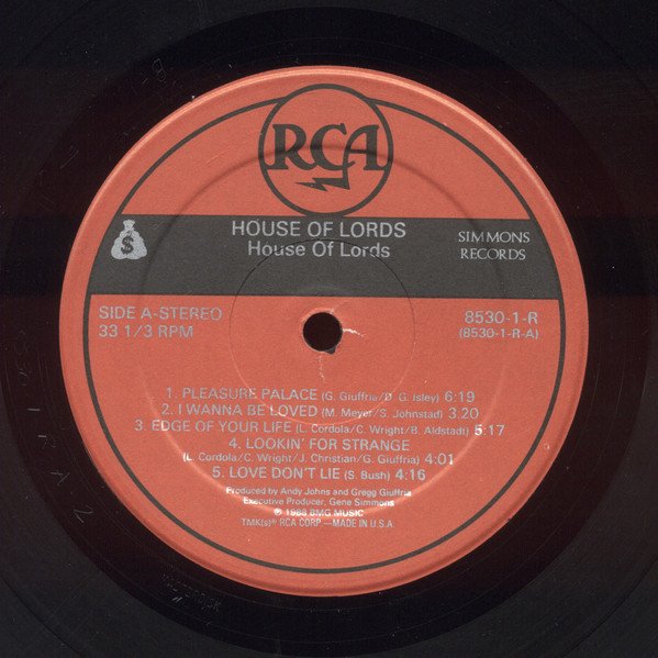 House Of Lords (2) - House Of Lords (LP, Album) - Image 3