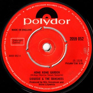 Siouxsie & The Banshees - Hong Kong Garden (7", Single, Red)