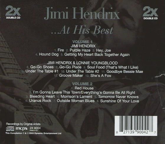 Jimi Hendrix - Jimi Hendrix...At His Best (2xCD, Comp) - Image 2