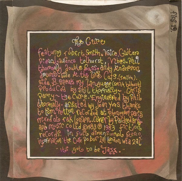 The Cure - The Lovecats (7", Single, Pap) - Image 2