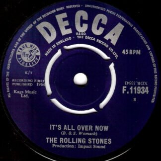 The Rolling Stones - It's All Over Now (7", Single)