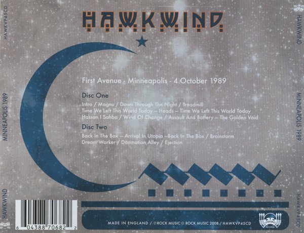 Hawkwind - Minneapolis 1989 (2xCD, Album) - Image 2