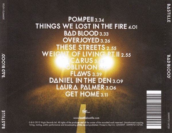 Bastille (4) - Bad Blood (CD, Album) - Image 2
