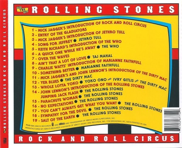 The Rolling Stones - The Rolling Stones Rock And Roll Circus (CD, Album, RE, RP) - Image 2