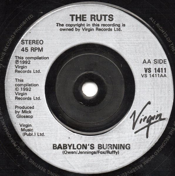 The Skids* vs. The Ruts - The Skids vs. The Ruts (7") - Image 3