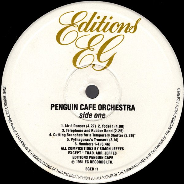 Penguin Cafe Orchestra - Penguin Cafe Orchestra (LP, Album) - Image 3