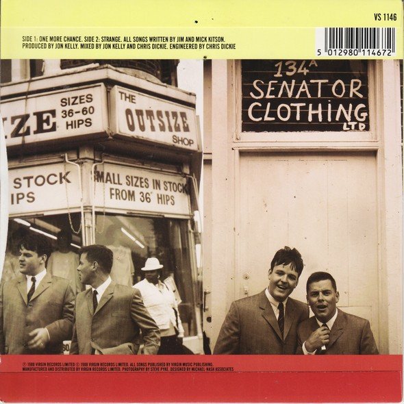 The Senators - One More Chance (7", Single) - Image 2