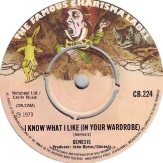 Genesis - I Know What I Like (In Your Wardrobe) (7", Single, 4-p)