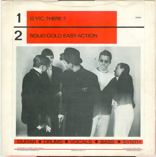 Department S - Is Vic There? (7", Single) - Image 2