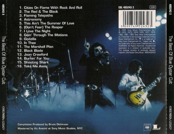 Blue Öyster Cult - Don't Fear The Reaper: The Best Of Blue Öyster Cult (CD, Comp) - Image 2