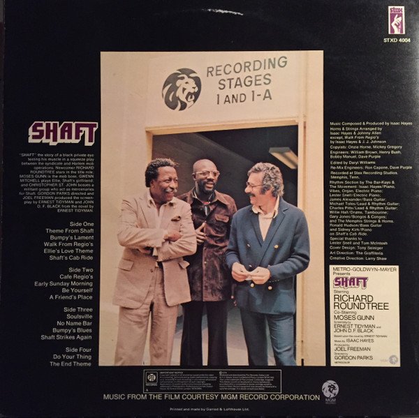 Isaac Hayes - Shaft (2xLP, Album, RE) - Image 2