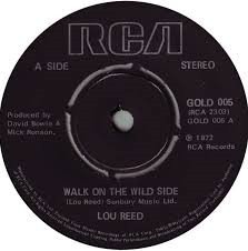 Lou Reed - Walk On The Wild Side (7", RE, Bla)