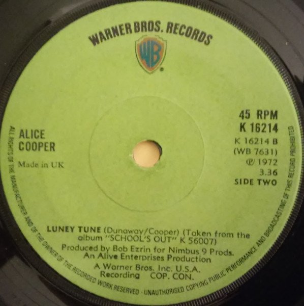 Alice Cooper - Elected (7", Single, Sol) - Image 2