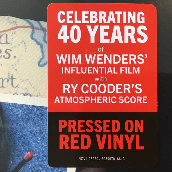 Ry Cooder - Paris, Texas (Original Motion Picture Soundtrack) (LP, Album, RE, Red) - Image 3