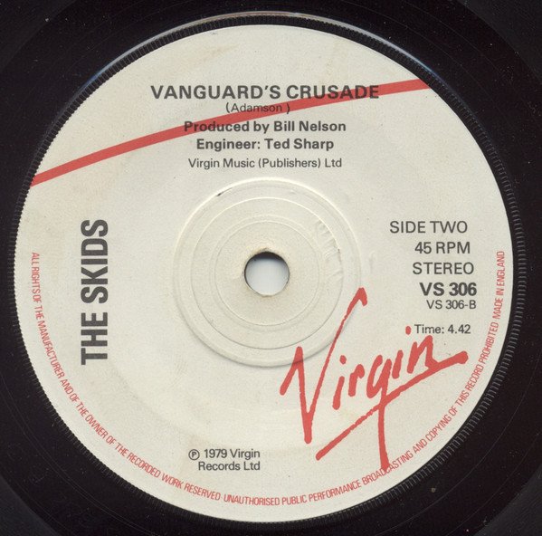 The Skids* - Working For The Yankee Dollar (7", Single, 'Ad) - Image 2