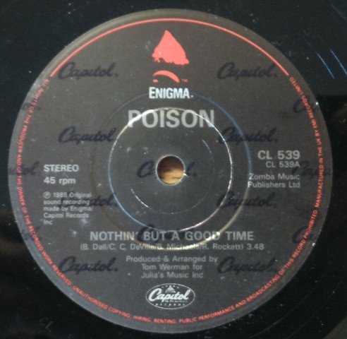 Poison (3) - Nothin' But A Good Time ! (7", Single, Ltd + Box) - Image 2