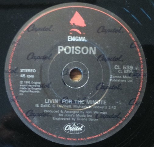 Poison (3) - Nothin' But A Good Time ! (7", Single, Ltd + Box) - Image 3