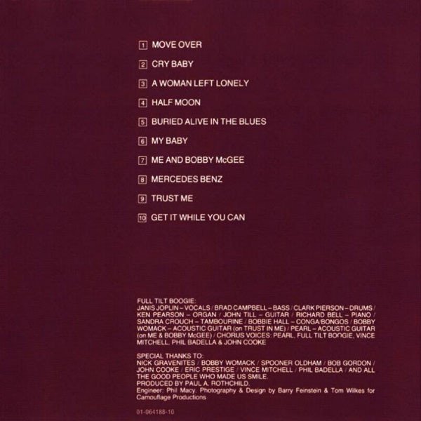 Janis Joplin - Pearl (CD, Album) - Image 3