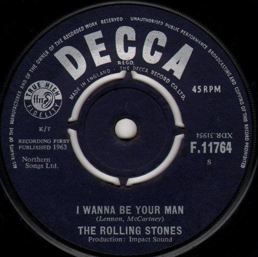 The Rolling Stones - I Wanna Be Your Man (7", Single)
