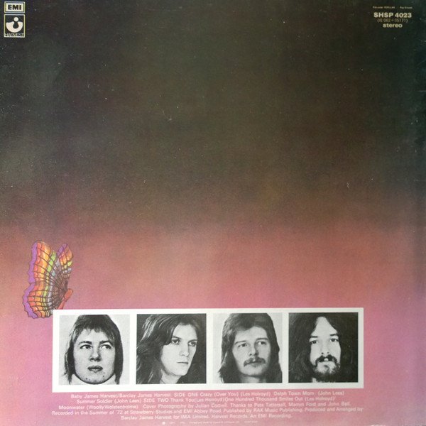 Barclay James Harvest - Baby James Harvest (LP, Album, RE) - Image 2