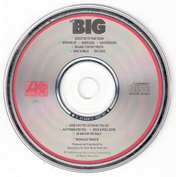 Mr. Big - Mr. Big (CD, Album) - Image 3