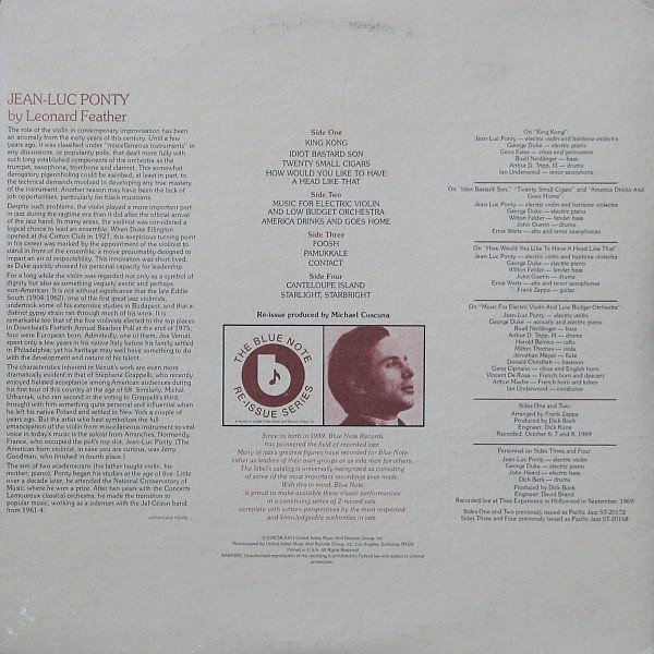 Jean-Luc Ponty - Canteloupe Island (2xLP, Comp) - Image 3