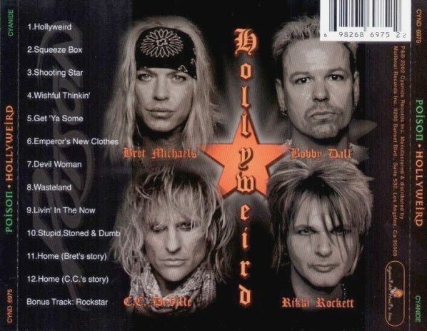 Poison (3) - Hollyweird (CD, Album) - Image 2