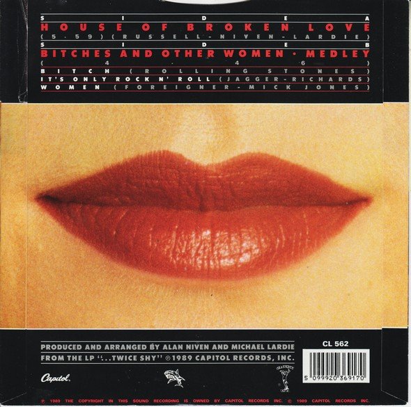 Great White - House Of Broken Love (7") - Image 2