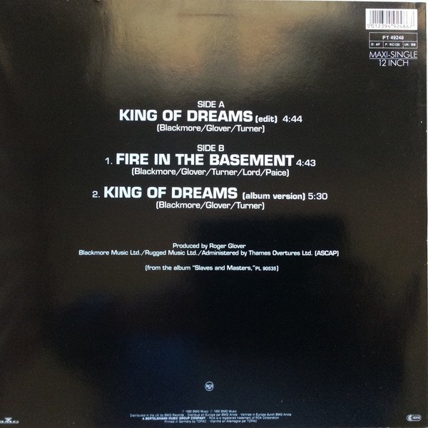 Deep Purple - King Of Dreams (12", Maxi) - Image 2