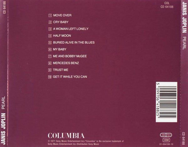 Janis Joplin - Pearl (CD, Album) - Image 2