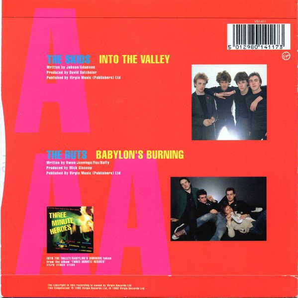 The Skids* vs. The Ruts - The Skids vs. The Ruts (7") - Image 2