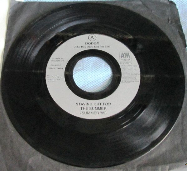 Dodgy - Staying Out For The Summer (Summer '95) (7", Single, Jukebox)