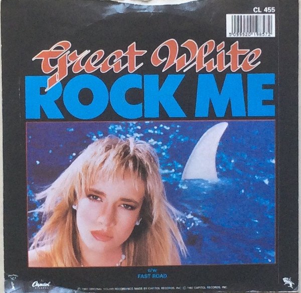 Great White - Rock Me (7", Single, sil) - Image 2