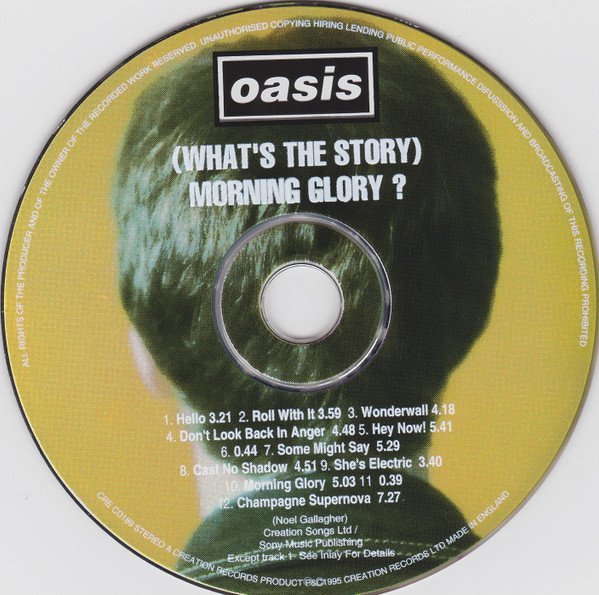 Oasis (2) - (What's The Story) Morning Glory? (CD, Album) - Image 3