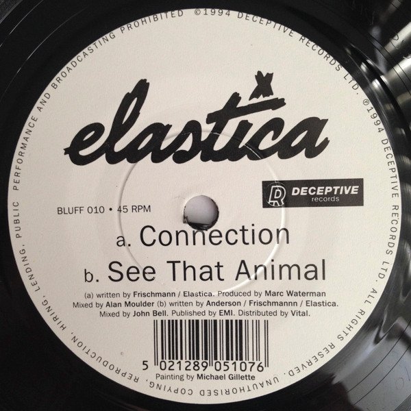 Elastica (2) - Connection (7", Single, Num) - Image 3