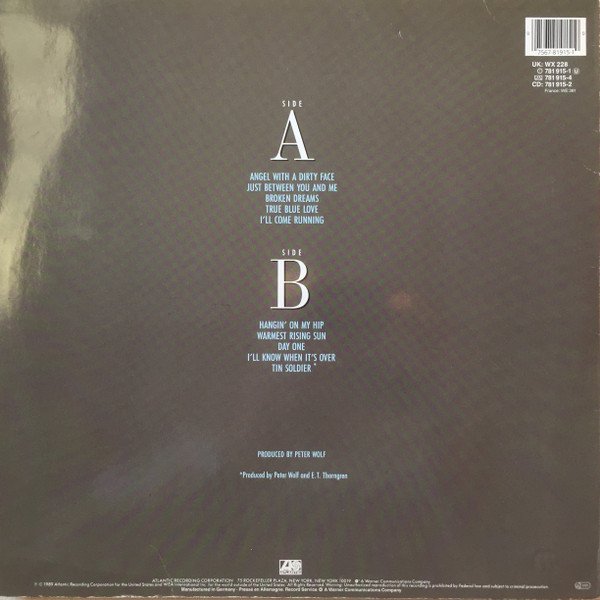 Lou Gramm - Long Hard Look (LP, Album) - Image 2