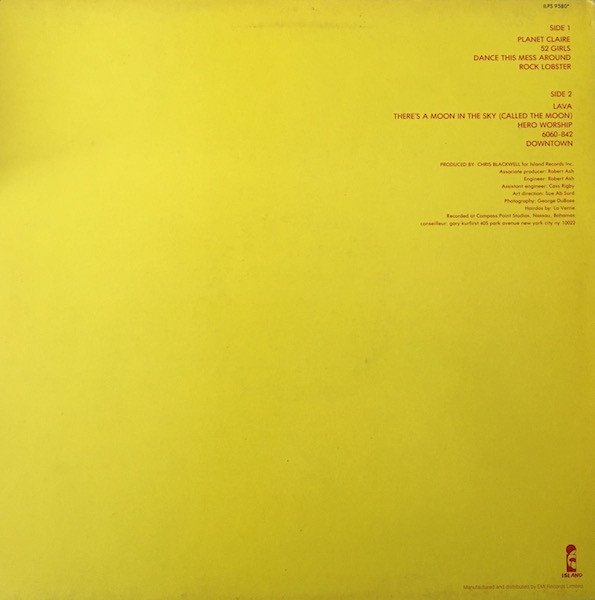 The B-52's - The B-52's (LP, Album, RE) - Image 2