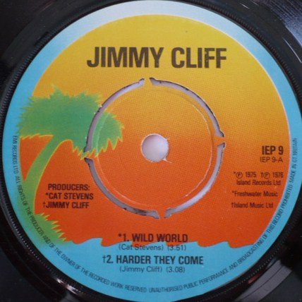 Jimmy Cliff - Wild World (7", EP) - Image 2