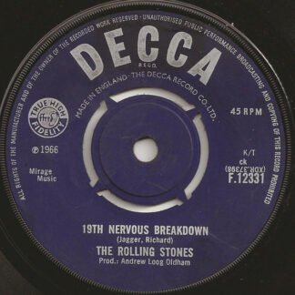 The Rolling Stones - 19th Nervous Breakdown (7", Single)