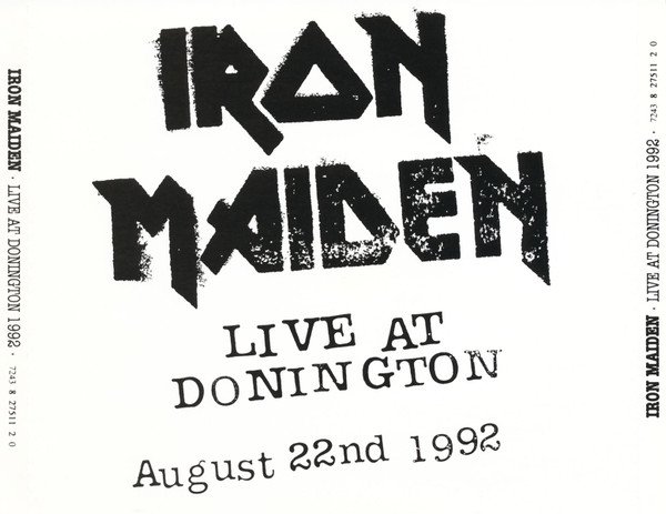 Iron Maiden - Live At Donington (August 22nd 1992) (2xCD, Album, Fat)