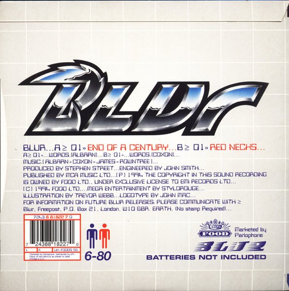 Blur - End Of A Century (7", Single, Num) - Image 2