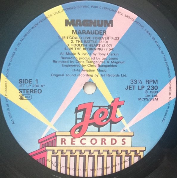 Magnum (3) - Marauder (LP, Album) - Image 3