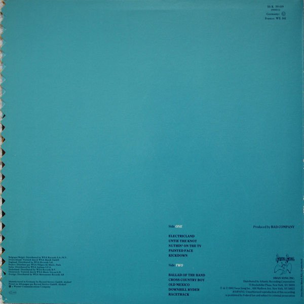 Bad Company (3) - Rough Diamonds (LP, Album) - Image 2