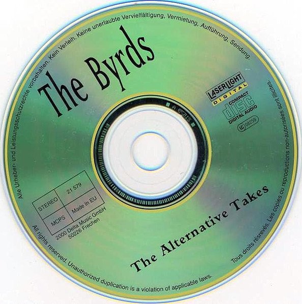 The Byrds (2), The Byrds (3) - The Alternative Takes (CD, Comp) - Image 3