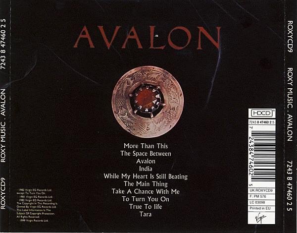 Roxy Music - Avalon (HDCD, Album, RE, RM, RP) - Image 2