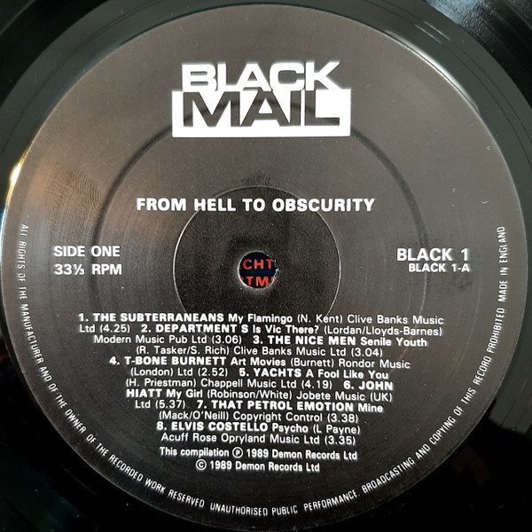 Various - From Hell To Obscurity (LP, Comp) - Image 3